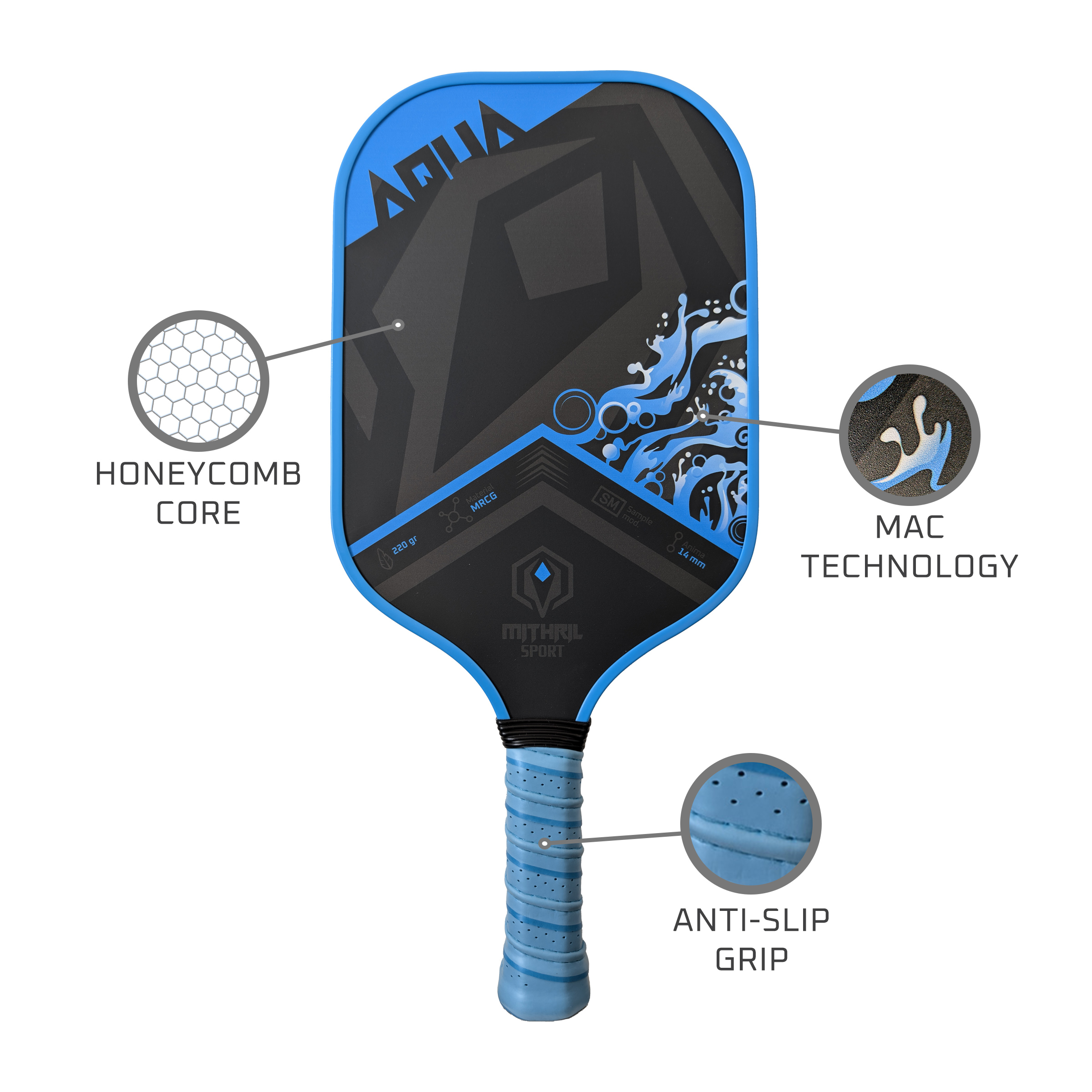 Mithril Sport Aqua Pickleball Padle